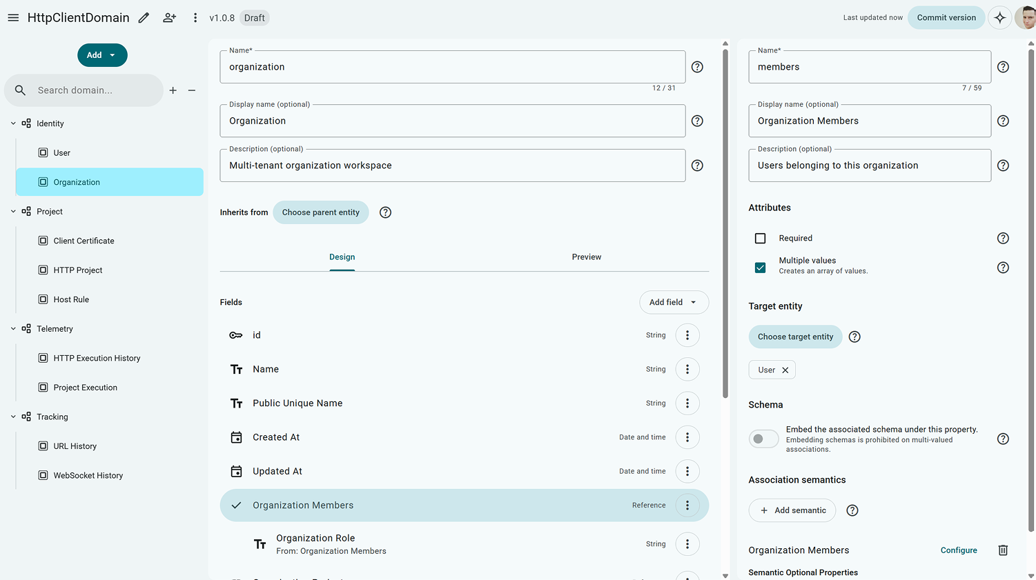 API Now Domain Modeler